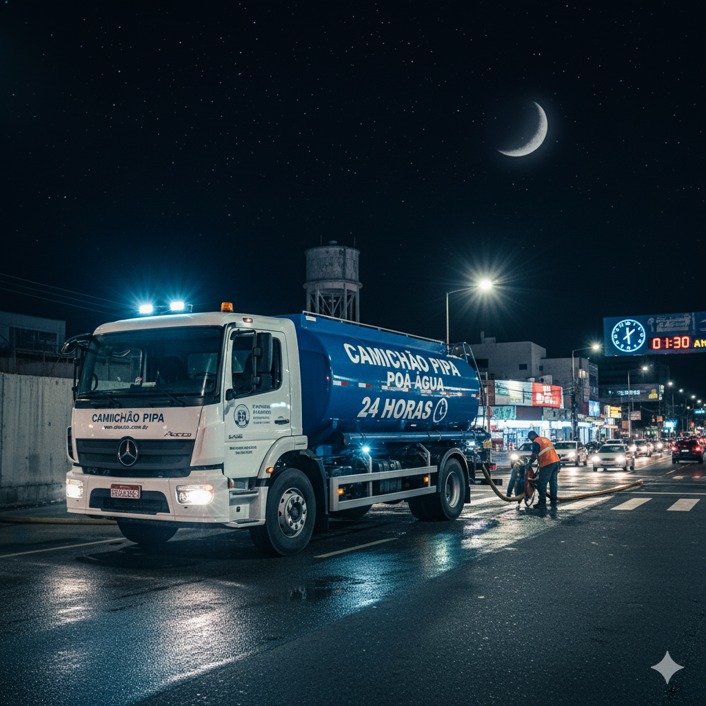 Caminhão Pipa 24 Horas Itaquaquecetuba: Água Quando Você Mais Precisa!