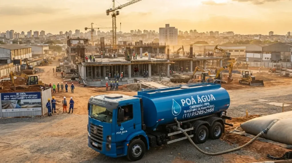 Caminhão Pipa para obras Mogi das Cruzes