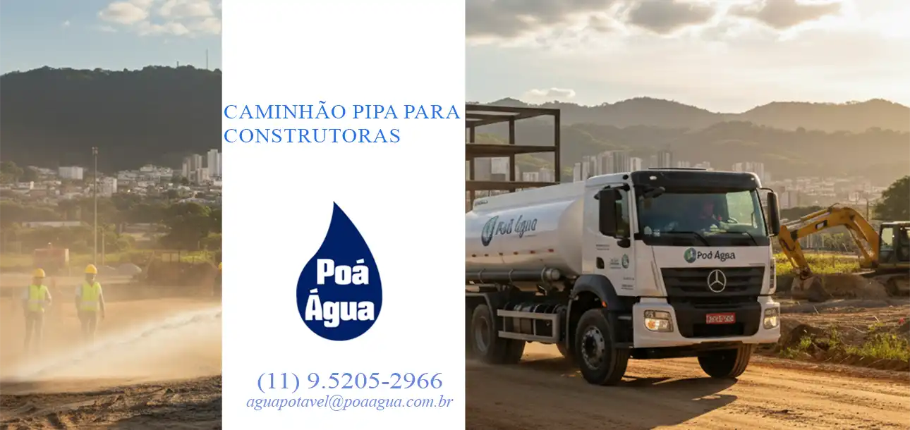 Caminhão Pipa para Construtoras