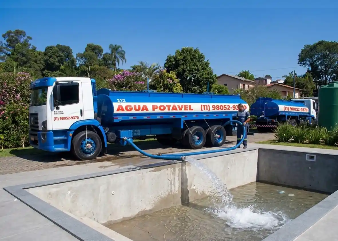 abastecimento de Piscina com Caminhao Pipa Poa