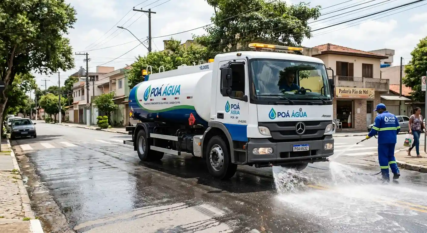 caminhão pipa para lavagem