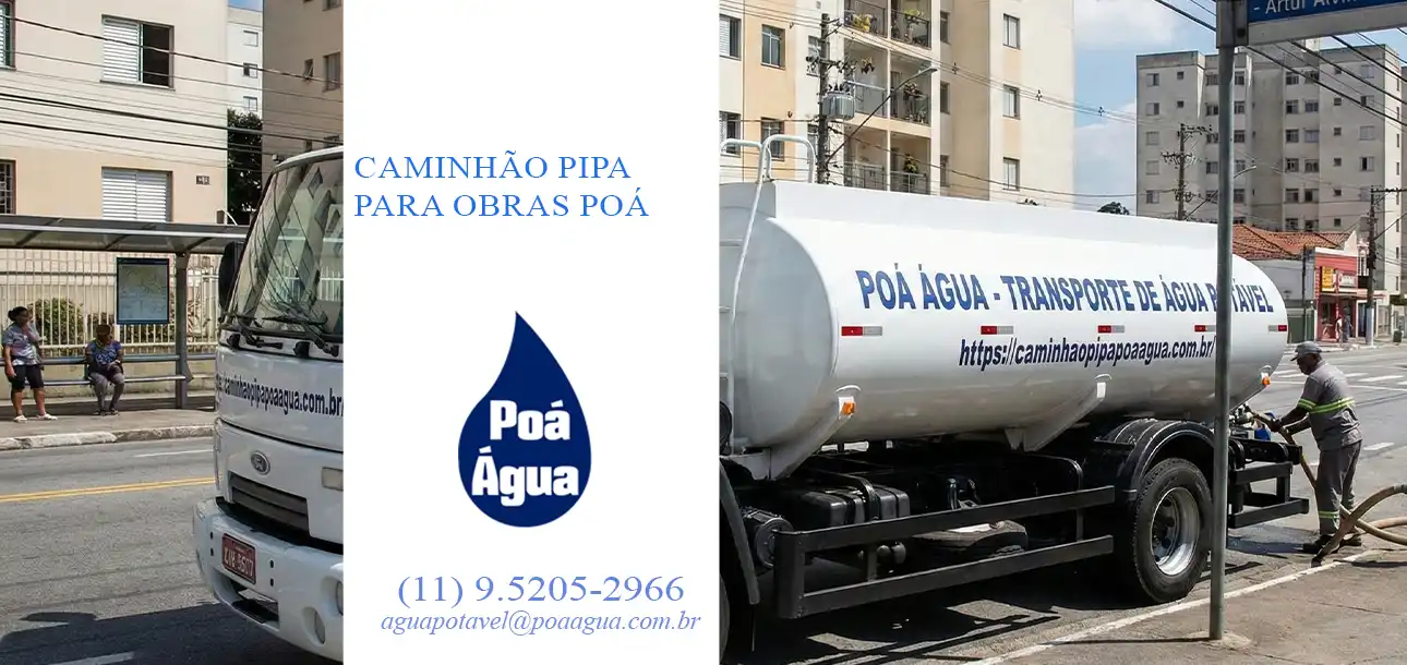 Caminhão Pipa para Obras Poá