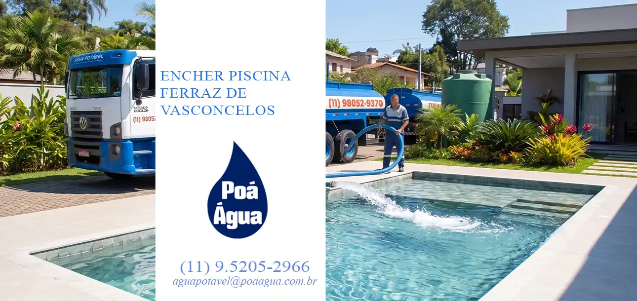 Encher Piscina Ferraz de Vasconcelos