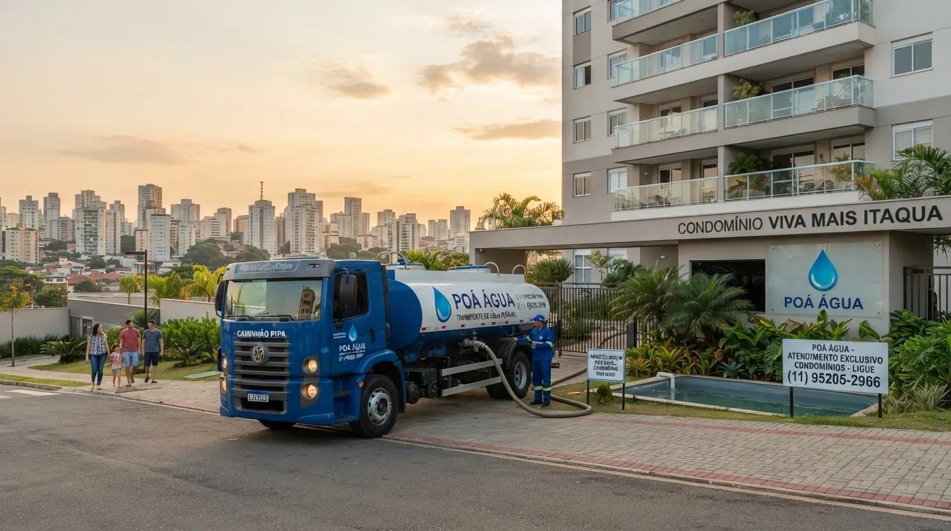 Caminhão Pipa Itaquaquecetuba para Condomínio