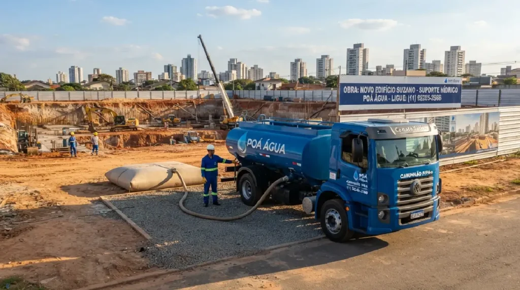 Caminhão Pipa para Obras em Suzano